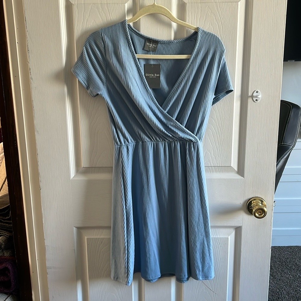 Simple Light Blue Dress